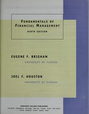 Cover of: Fundamentals of financial management. by Eugene F. Brigham