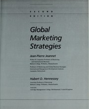 Cover of: Global marketing strategies by Jean-Pierre Jeannet