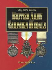 Cover of: Collector's Guide to British Army Campaign Medals
