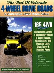 Cover of: Colorado 4-Wheel Drive Roads by Outdoor Books & Maps