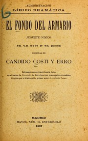Cover of: El fondo del armario: juguete cómico en un acto y en prosa