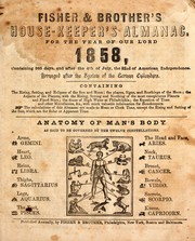 Cover of: Fisher & Brother's house-keeper's almanac for the year of our Lord 1858