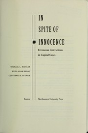 In spite of innocence by Michael L. Radelet