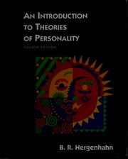 Cover of: An introduction to theories of personality by B. R. Hergenhahn