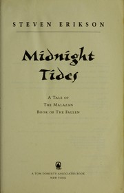 Cover of: Midnight tides: a tale of the Malazan book of the fallen