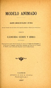Cover of: Modelo animado by Cándido Costi y Erro
