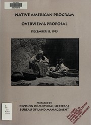 Native American Program by United States. Bureau of Land Management. Division of Cultural Heritage