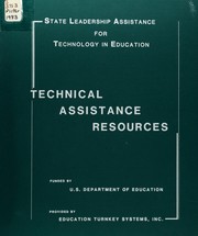 Cover of: Technical assistance resources by Montana. Office of Public Instruction