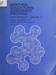 Cover of: Montana educational assessment program