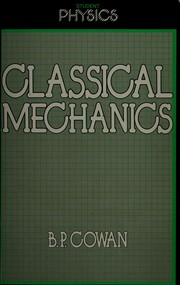 Cover of: Classical mechanics