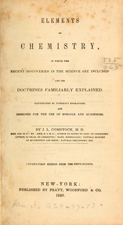 Cover of: Elements of chemistry by J. L. Comstock