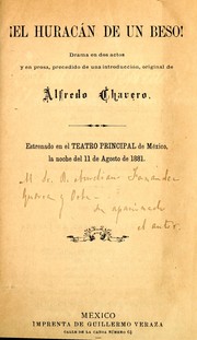 Cover of: !El huracán de un beso!: drama en dos actos y en prosa, precedido de una introducción