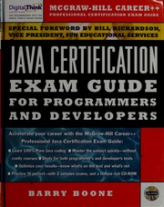 Cover of: Java certification for programmers and developers