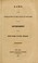 Cover of: Laws of the Legislature of the state of New-York for the government of the New-York state prison
