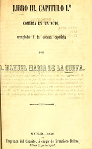 Cover of: Libro III, capítulo Io: comedia en un acto