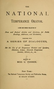 Cover of: The national temperance orator