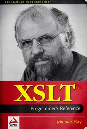 Cover of: XSLT programmer's reference by Michael R. Kay, Michael R. Kay