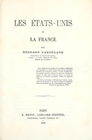 Cover of: Les États-Unis et la France