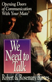 Cover of: We need to talk
