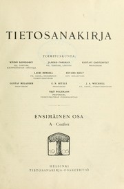 Cover of: Tietosanakirja by Wäinö Waldemar Bonsdorff