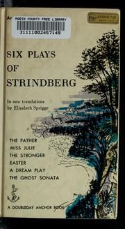 Cover of: Six plays of Strindberg: in new translations