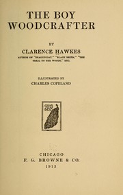 Cover of: The boy woodcrafter by Clarence Hawkes