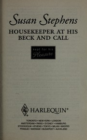 Cover of: HOUSEKEEPER AT HIS BECK AND CALL by Susan Stephens