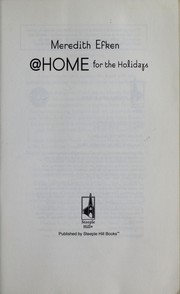 Cover of: @ home for the holidays