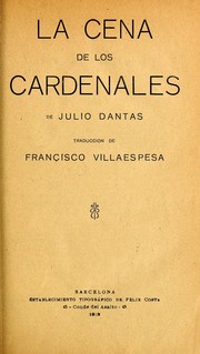 Cover of: La cena de los cardenales