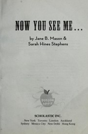 Now you see me-- by Jane B. Mason