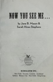 Cover of: Now you see me--