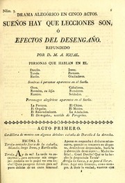 Sueños hay que lecciones son, o, Efectos del desengaño by M. A. I.