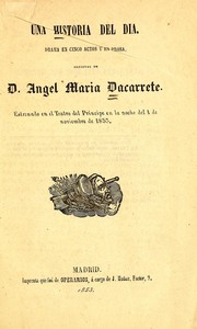 Cover of: Una historia del día by Angel María Dacarrete
