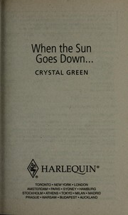 Cover of: When the sun goes down--