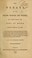 Cover of: The debate in the Irish House of Peers, on a motion made by the Earl of Moira, Monday, February 19, 1798