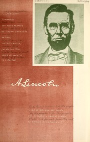 Cover of: A. Lincoln