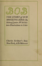 Cover of: Bob: the story of our mocking bird