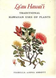 Cover of: Lā'au Hawai'i: traditional Hawaiian uses of plants