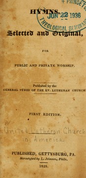Cover of: Hymns, selected and original, for public and private worship