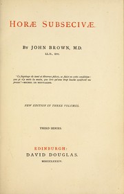 Cover of: John Leech and other papers by John Brown