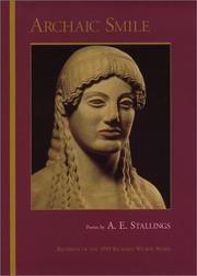 Cover of: Archaic smile by A. E. Stallings