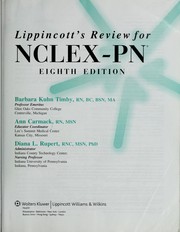 Cover of: Lippincott's review for NCLEX-PN by Barbara Kuhn Timby