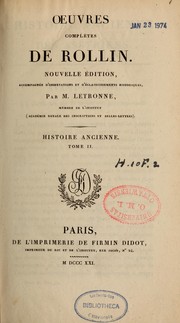 Cover of: Oeuvres complètes