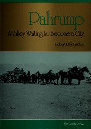 Cover of: Pahrump: A Valley Waiting to Become a City