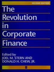 Cover of: The Revolution in corporate finance