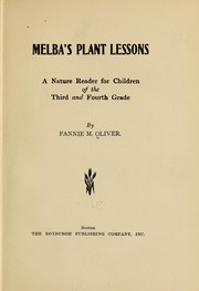 Cover of: Melba's plant lesons