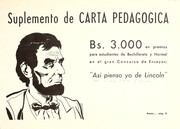 Cover of: Suplemento de Carta pedagogica by United States Information Service (Caracas, Venezuela)