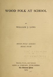 Cover of: Wood folk at school