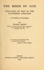 Cover of: The birds of God