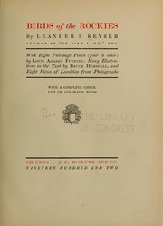 Cover of: Birds of the Rockies by Leander Sylvester Keyser